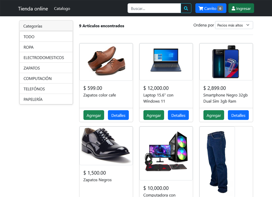 Tienda Online